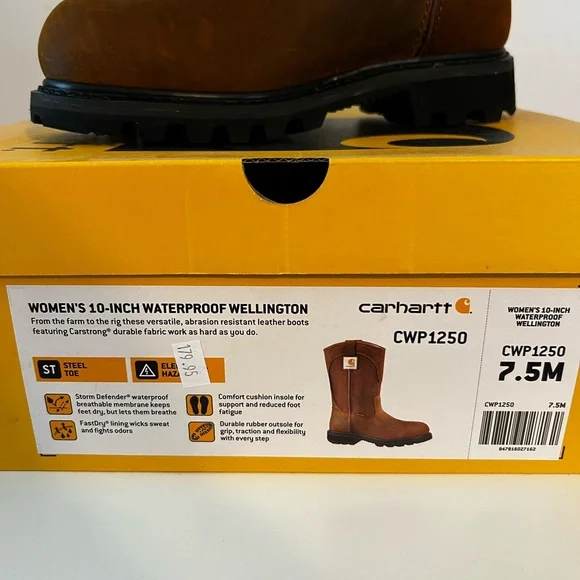 Carhartt Women’s Brown Work Boots - Picture 3 of 12